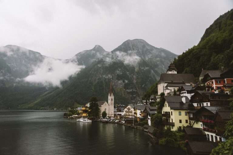 Hallstatt across the lake